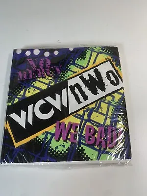 £9.59 • Buy WCW NWO VTG Paper Party Napkins No Mercy We Bad 16 New Vintage 1999 NOS