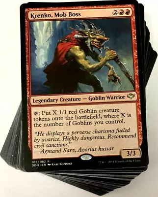 ***Custom Commander Deck*** Krenko Mob Boss- Goblin Tokens- EDH Magic Cards • $65.17