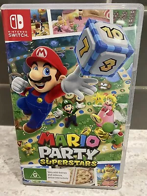 NINTENDO SWITCH GAME MARIO PARTY SUPERSTARS Great Condition Working Barely Used • $79.99