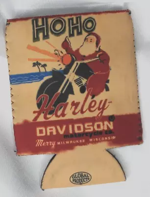 Harley-Davidson Motorcycle Ho Ho Santa Christmas Collectible Beer Can Koozie • $9.99