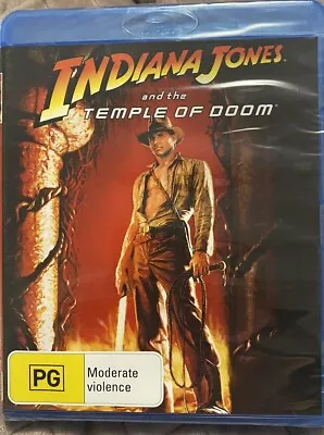 Indiana Jones And The Temple Of Doom (Blu-ray 1984) New & Sealed • $15