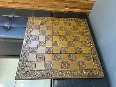 Jaques Of London Wood Chessboard Vintage 61 X 61cm 24  X 24  Excellent Condition • £295