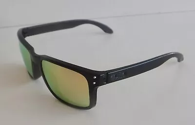 Oakley Holbrook Sunglasses Black Frames Custom Polarized Fire Lens 9102 • $49.05