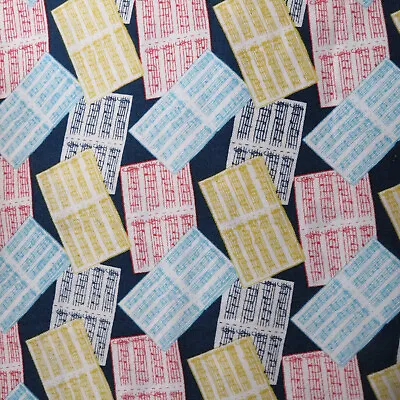 Cotton Quilt Fabric Music Print Fabric Freedom 1 1/2 Yard  Craft Material #2465 • $9.95