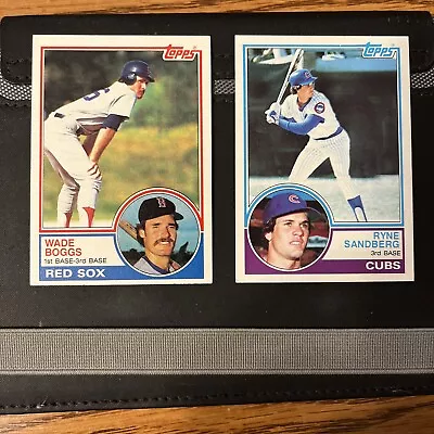 1983 Topps Ryne Sandberg And Wade Boggs (2) Card Rookie Lot • $24.99