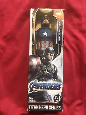 CAPTAIN AMERICA 12 Inch Action Figure Hero Titan Series New In Box • £9.99