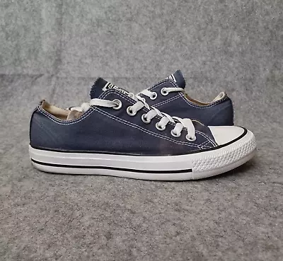 Converse Chuck Taylor All Star Shoes Mens 5 Blue Low Top Sneakers M9697 • $19.99