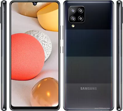 Samsung Galaxy A42 5G SM-A426U Factory Unlocked 128GB Prism Dot Black Good • $99.99