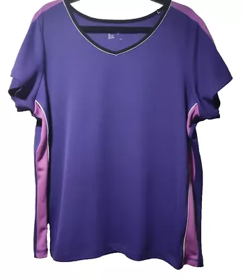 Made For Life Women's Multicolor Athletic T-shirt Size 1X Quick Dri • $12