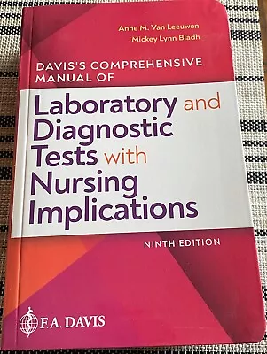 Laboratory And Diagnostic Tests With Nursing Implications Ninth Edition • $38