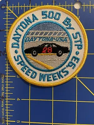 $6.99 • Buy Vintage NASCAR Daytona 500 By STP Speed Weeks ‘93 USA Patch # 28 David Allison