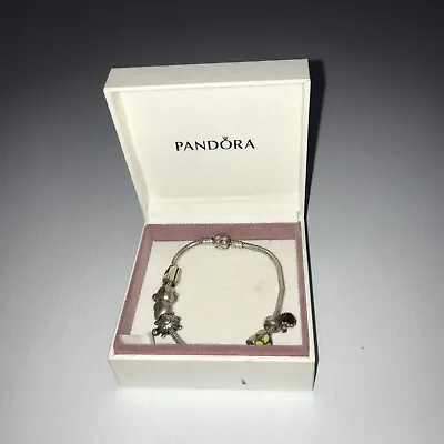 $175 • Buy Pandora Bracelet With Charms 925 ALE