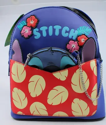 W21 Bioworld EE Earth Exclusive Mini Backpack Disney Lilo & Stich Coin Purse • $59.95