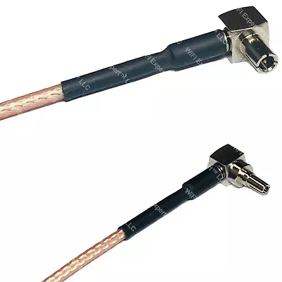 RG316 TS9 ANGLE MALE To CRC9 MALE ANGLE RF Cable Rapid-SHIP LOT • $11.24