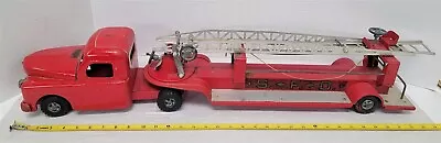 B-638 Vintage 50's/60's Pressed Steel Structo Hook & Ladder Fire Truck • $20.50