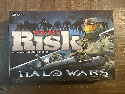 Halo Wars Risk Collector's Edition Strategy Conquest Board Game Hasbro 2009 READ • $10