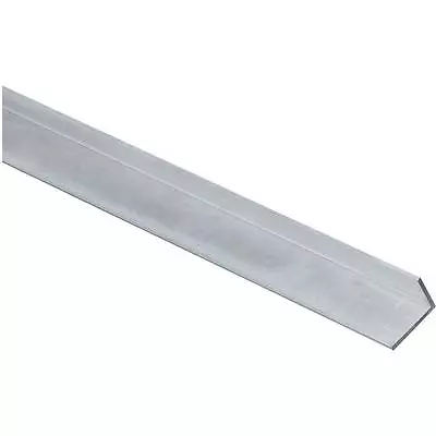 (5)-Hillman Steelworks Milled 3/4 In X 3 Ft. 1/2 In Aluminum Solid Angle 11373 • $37.99