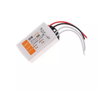 LED Power Supply Driver Transformer 240V AC To 12 Volt DC Output Lights 18W • £6.39