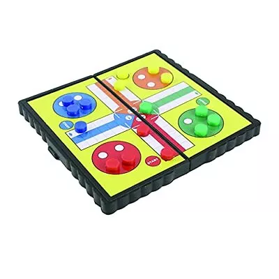 Magnetic Family Ludo Travel Board Game Set - 2 To 4 Players For Kids And Adults • £3.95