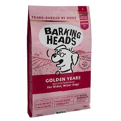 £66.50 • Buy Barking Heads Golden Years Dry Dog Food For Senior Dogs 12kg DAMAGED BAG