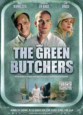 THE GREEN BUTCHERS Movie POSTER 27x40 UK Nikolaj Lie Kaas Mads Mikkelsen Line • $17.98