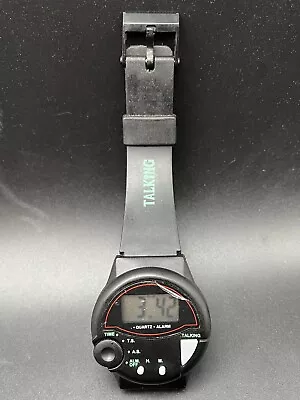 Vintage 80's Talking  Watch WF 976/21006- Tested & Working W/ Brand New Battery • $19.95