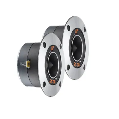 GT Audio GT-TW/1 4Ohm SVC 240w RMS Pro Audio Car Bullet Tweeters 480w Max Pair • £19.99