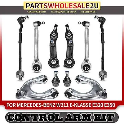 12x Front Suspension Upper Lower Control Arms For Mercedes-Benz C219 W211 E320 • $198.99