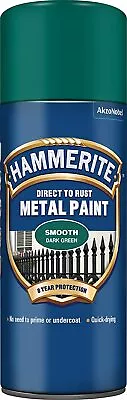 Hammerite Spray Paint Direct To Rust Aerosol Quick Drying Metal 400ml • £59.95