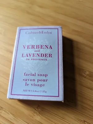 Crabtree & Evelyn Verbena And Lavender Facial Soap 25g - Discontinued Range • £8.99