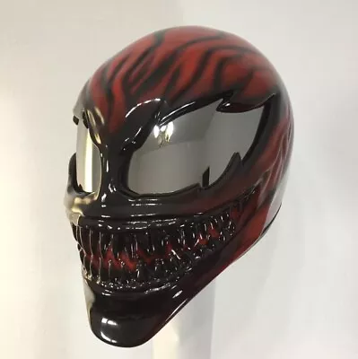 Carnage Venom Helmet / Custom Motorcycle Helmet Free International Shipping • $530