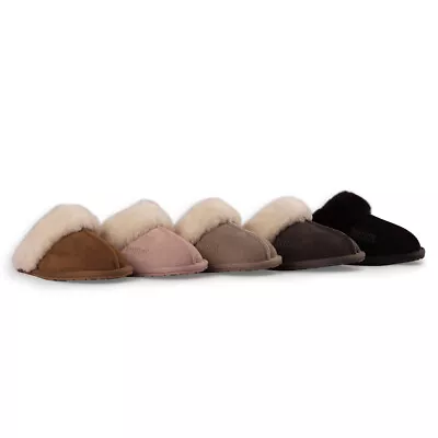 AUS WOOLI UGG Water-Resistant Unisex Genuine AU Sheepskin Shelley Slippers • $49