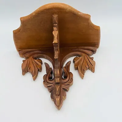 Vintage Carved Corbel Wall Sconce Shelf Victorian 9.5 X6  • $48