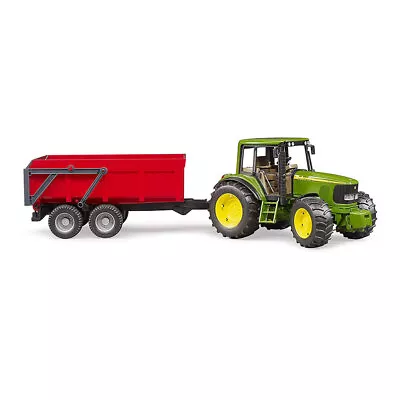 Bruder 1:16 John Deere Farm Tractor W/Tipping Trailer Kids/Children Toy F/ 3yr+ • $109.95