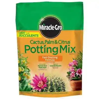 Cactus Palm And Citrus Potting Soil Mix Landscape Enriched Fast Draining Soils • $8.92