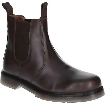 Amblers Mens Chelmsford Slip On Dealer Boots Brown Size 5 • £50.95