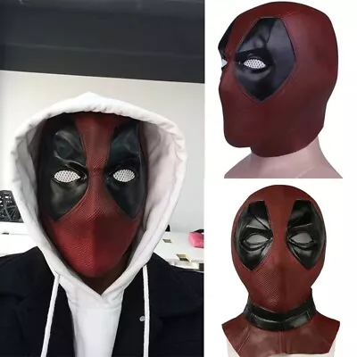 $13.99 • Buy 2018 Deadpool 2 Mask Cosplay X-Men Full Face Latex Helmet Halloween Mask Props