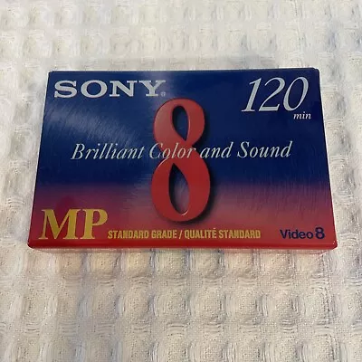 Sony Video 8 MP 120 Minute Blank Camcorder Tape Brand New Sealed • $7