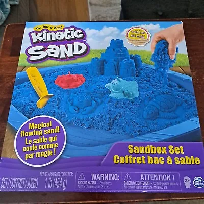 Kinetic Sand Sandbox Set 1lb Of Natural Magical Flowing Sand New In Box Kid Toy • $12.98