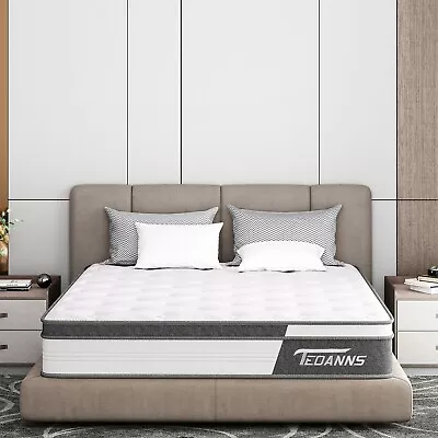 Small Double 4FT Mattress 10  Memory Foam Medium Firm Mattress Hybrid Mattress • £127.24