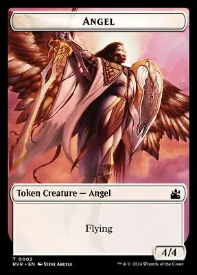 MTG Angel Token #0002 [Ravnica Remastered Lightly Played] • £1.75