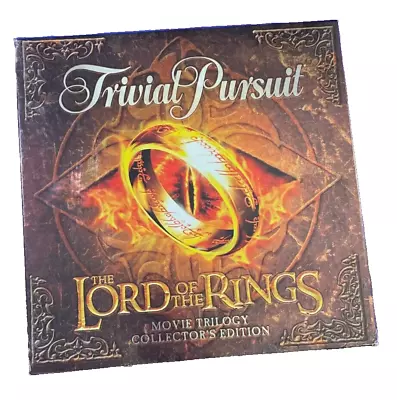 Trivial Pursuit Lord Of The Rings Movie Trilogy Collector's Edition 2003 Game • £61.76