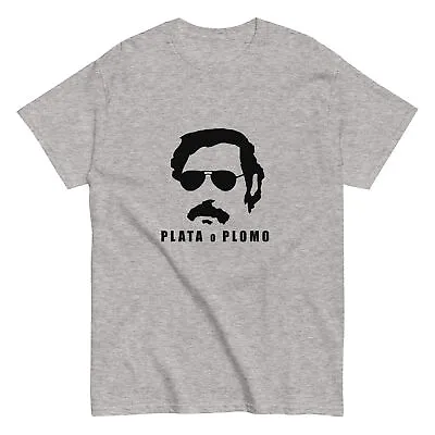 Pablo Escobar T Shirt Plata O Plomo Graphic Tees • $18.50