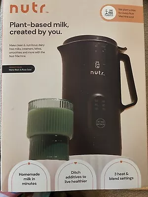 Nutr Dairy Free Nut Milk Machine Plant-based New In Box Free Shipping • $104.99