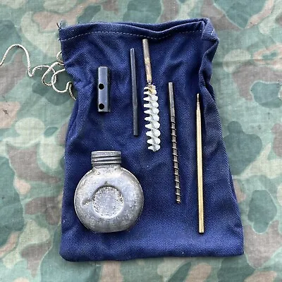 Finnish Mosin Nagant Original WWII Field Cleaning Kit Parts Oil Bottle Brush • $17.99