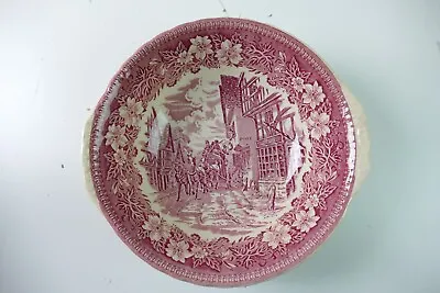 Staffordshire Royal Tudor Ware Coaching Taverns Bowl 20x6cm KT-501 • £20.46