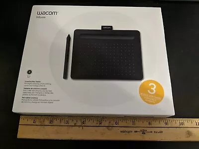 Wacom Drawing Tablet Wacom Intuos 3 Bonus Software New Small 6x8 Black • $65