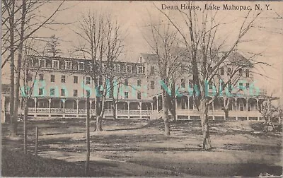 Lake Mahopac NY - DEAN HOUSE HOTEL - Postcard Putnam County • $10