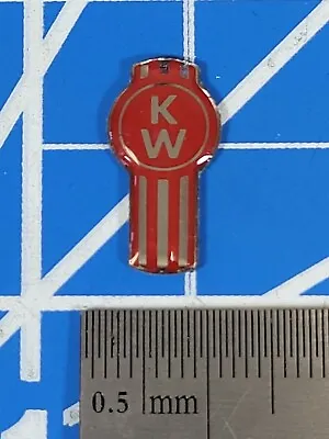 1pc 1.8cm Kenworth  KW  Logo Emblem Tamiya TOY 1/14 King Grand Hauler Globeliner • $20.23