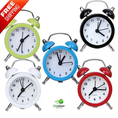 $15.44 • Buy Analog Alarm Clock Old Vintage Style Portable Quartz Movement Vintage Sleep